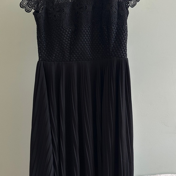 Zara Black Lace Maxi Dress - Picture 1 of 5